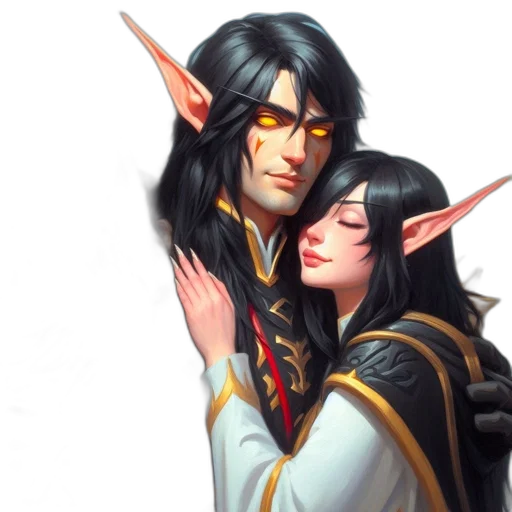 fantasy art, concept art, oil painting, pixel art transparent PNG cut-out