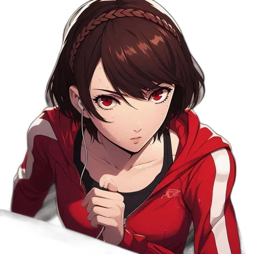 jacket, weapon, face, staff transparent PNG cut-out