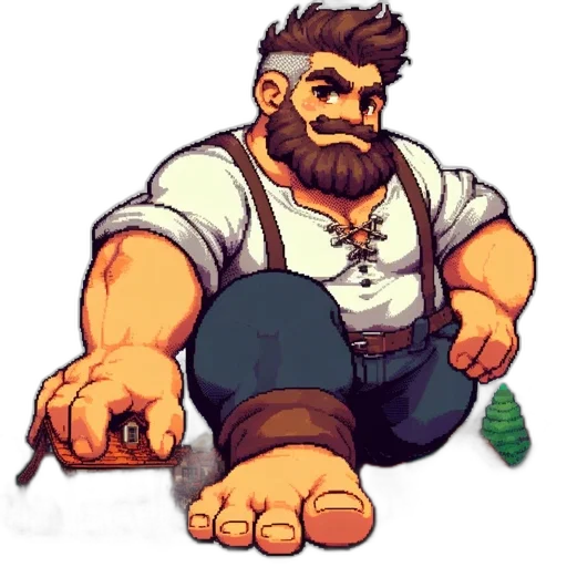 staff, pixel art, concept art, fantasy art transparent PNG cut-out