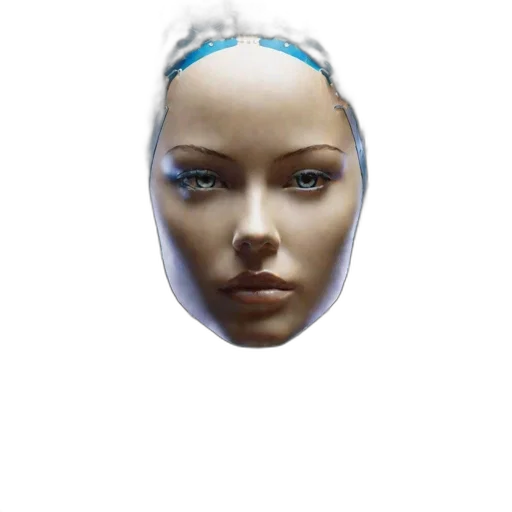 robot, face, mask, jewelry transparent PNG cut-out
