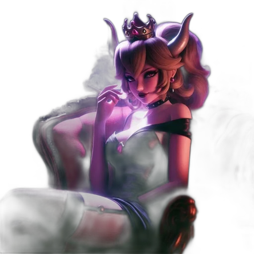 crown, robot, concept art, fantasy art transparent PNG cut-out