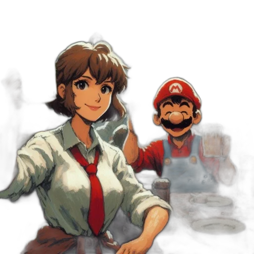 staff, face, pixel art, concept art transparent PNG cut-out