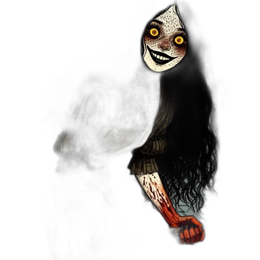 mask, creature, face, staff transparent PNG cut-out