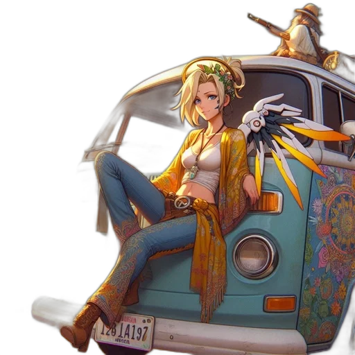 car, concept art, cartoon, anime transparent PNG cut-out