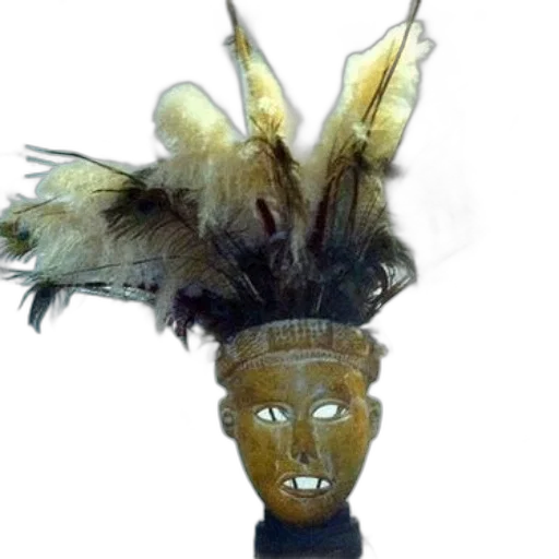 mask, crown, hat, staff transparent PNG cut-out