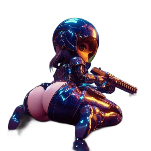 robot, weapon, creature, mask transparent PNG cut-out