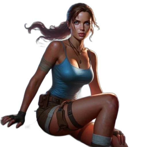 concept art, fantasy art, comic book art, photorealistic transparent PNG cut-out