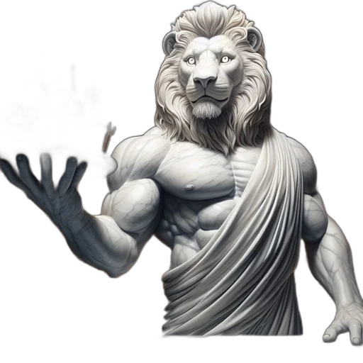 animal, creature, 3d render, concept art transparent PNG cut-out