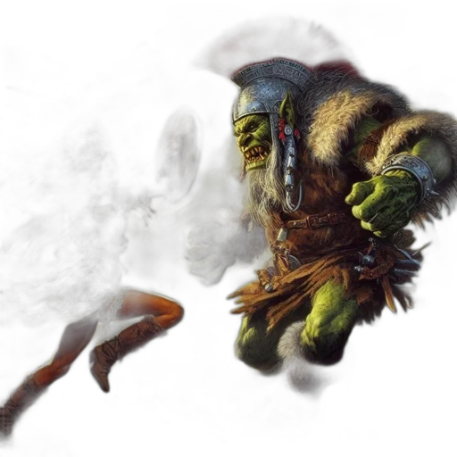 dragon, creature, mask, staff transparent PNG cut-out