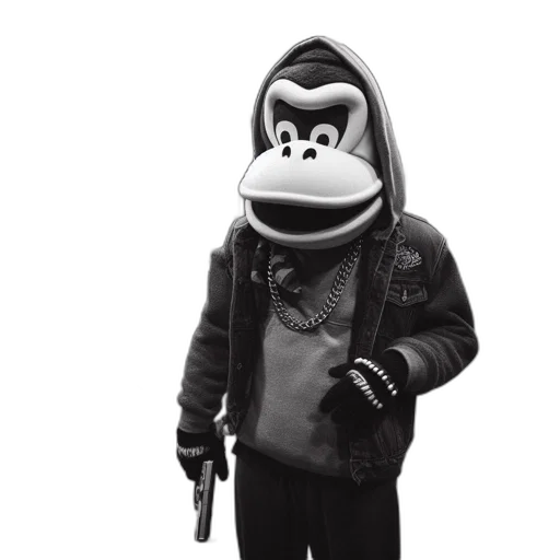 jacket, animal, staff, creature transparent PNG cut-out
