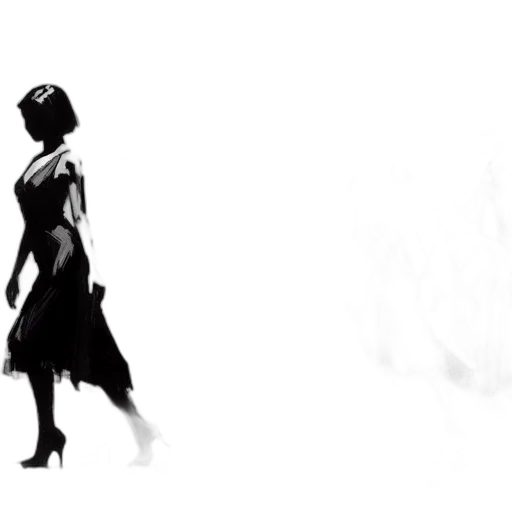 dress, robot, mask, staff transparent PNG cut-out