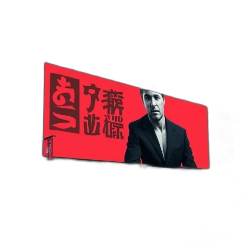 photorealistic, outdoor, billboard, dexter transparent PNG cut-out