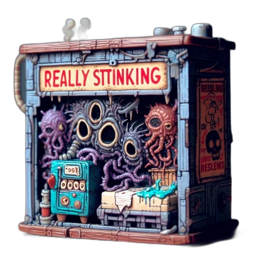 robot, furniture, concept art, pixel art transparent PNG cut-out