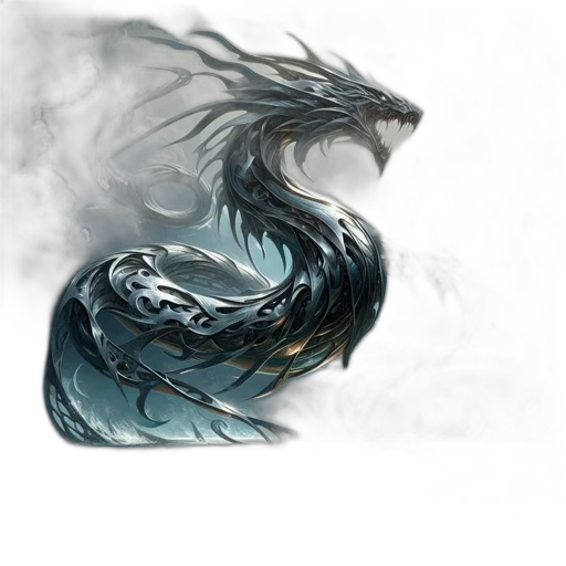 dragon, creature, hair, animal transparent PNG cut-out