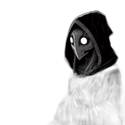 mask, creature, face, robot transparent PNG cut-out