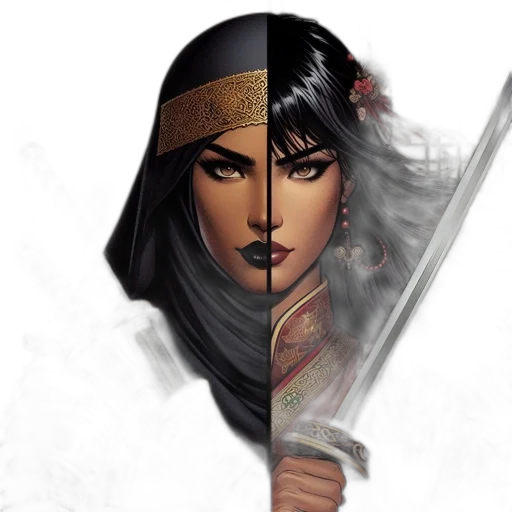sword, weapon, fantasy art, comic book art transparent PNG cut-out