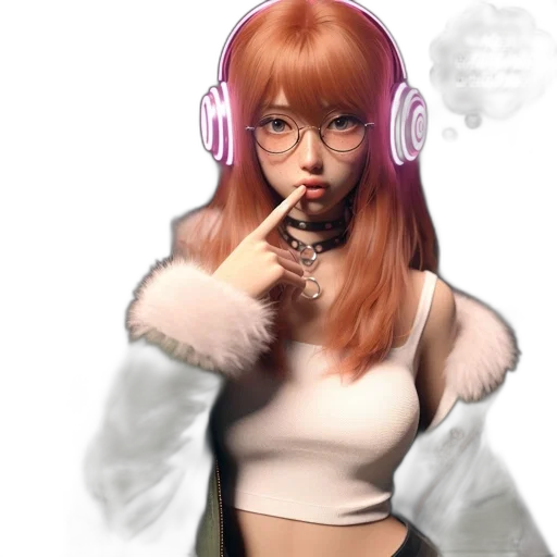 jacket, weapon, anime, photorealistic transparent PNG cut-out