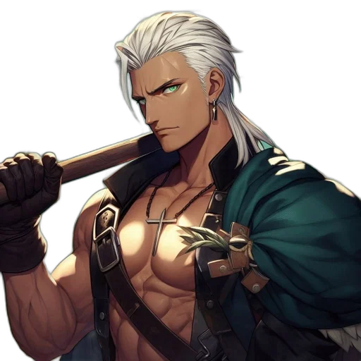 sword, staff, weapon, face transparent PNG cut-out
