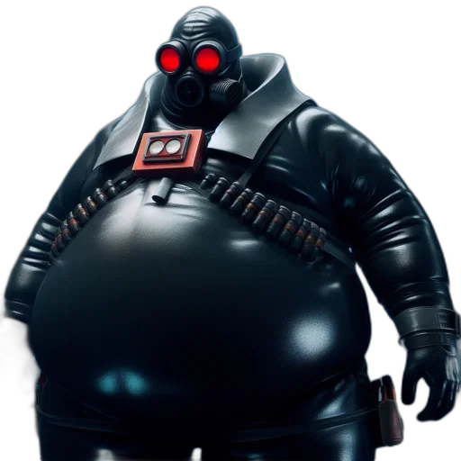 robot, jacket, creature, concept art transparent PNG cut-out