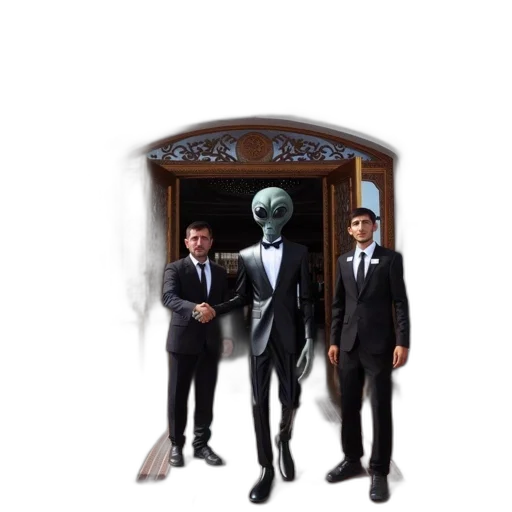 staff, mask, robot, creature transparent PNG cut-out