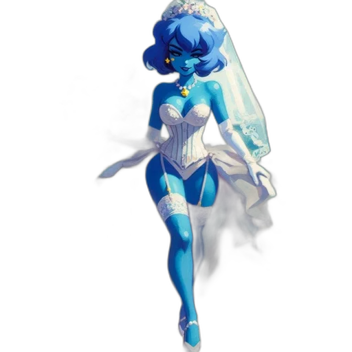 robot, dress, concept art, 3d render transparent PNG cut-out