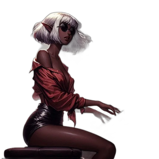concept art, comic book art, cyberpunk, fantasy art transparent PNG cut-out