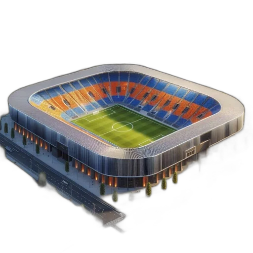 3d render, concept art, aerial, view transparent PNG cut-out