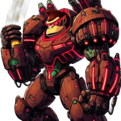 robot, weapon, concept art, comic book art transparent PNG cut-out