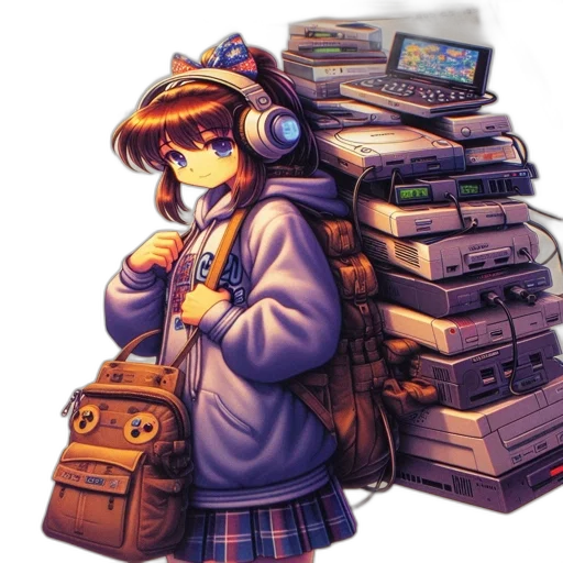 jacket, robot, weapon, hat transparent PNG cut-out