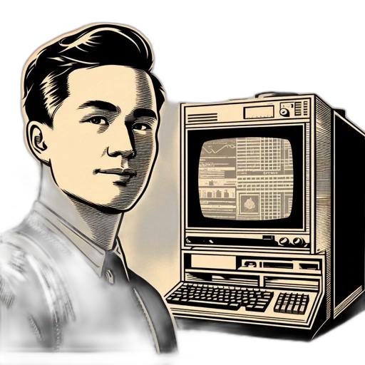 pixel art, cartoon, comic book art, vaporwave transparent PNG cut-out