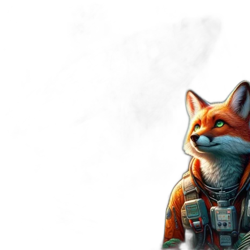 staff, jacket, animal, concept art transparent PNG cut-out