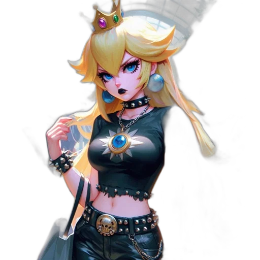 crown, staff, dress, weapon transparent PNG cut-out