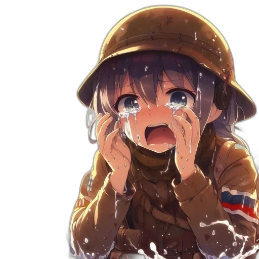 weapon, face, hat, creature transparent PNG cut-out