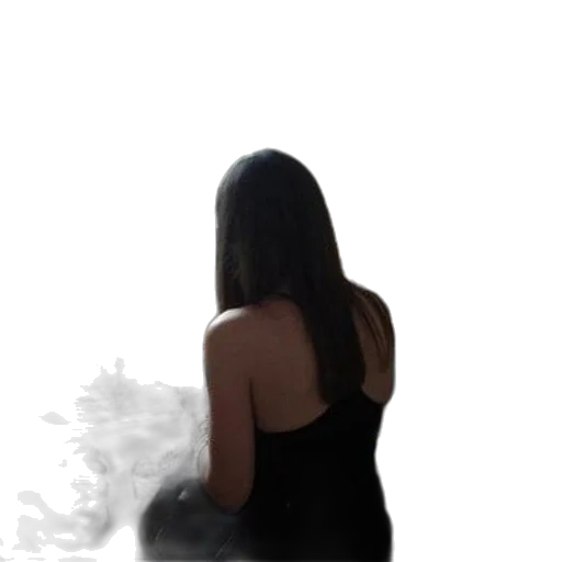 dress, hair, mask, face transparent PNG cut-out
