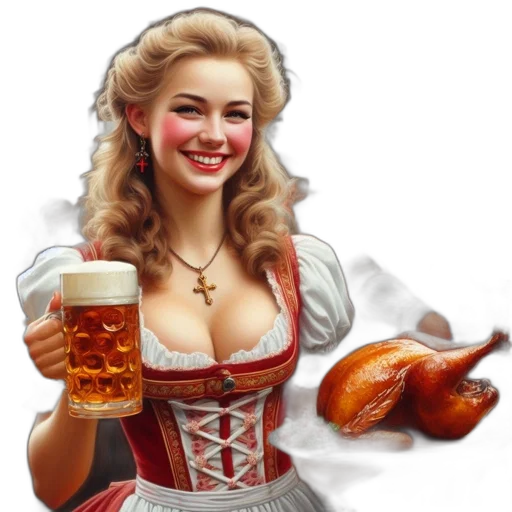 food, fantasy art, photorealistic, oil painting transparent PNG cut-out