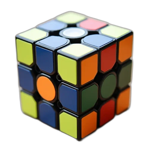 3d render, pixel art, colorful, neon transparent PNG cut-out