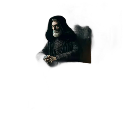 mask, staff, face, creature transparent PNG cut-out