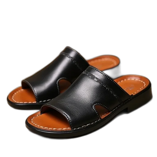 shoes, 3d render, men, leather transparent PNG cut-out