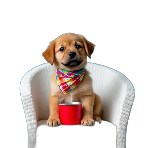 staff, animal, furniture, 3d render transparent PNG cut-out