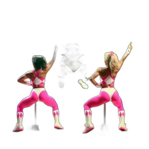 concept art, 3d render, pixel art, vaporwave transparent PNG cut-out