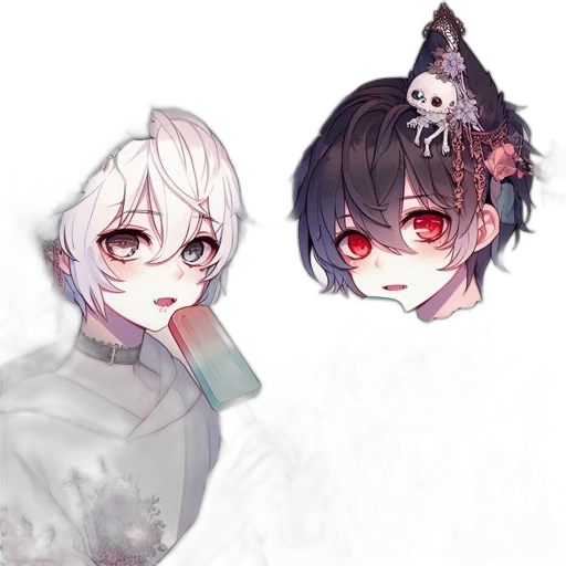 mask, crown, staff, anime transparent PNG cut-out