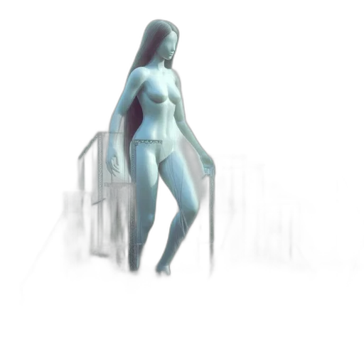dress, robot, creature, concept art transparent PNG cut-out