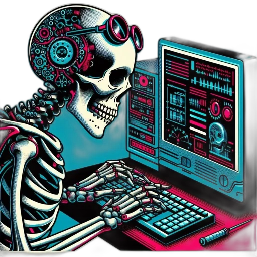 robot, cyberpunk, vaporwave, concept art transparent PNG cut-out