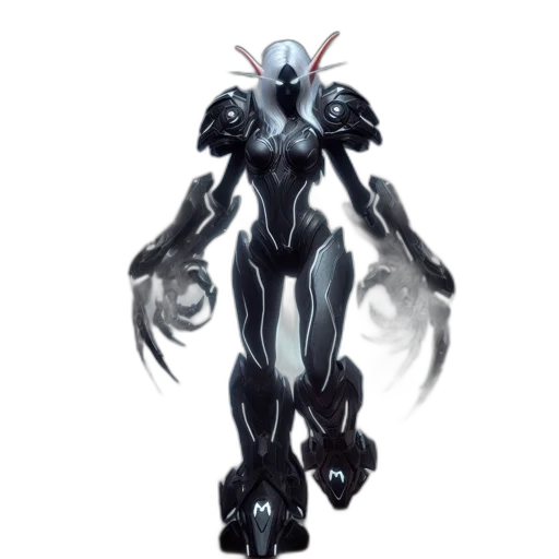 robot, creature, weapon, staff transparent PNG cut-out
