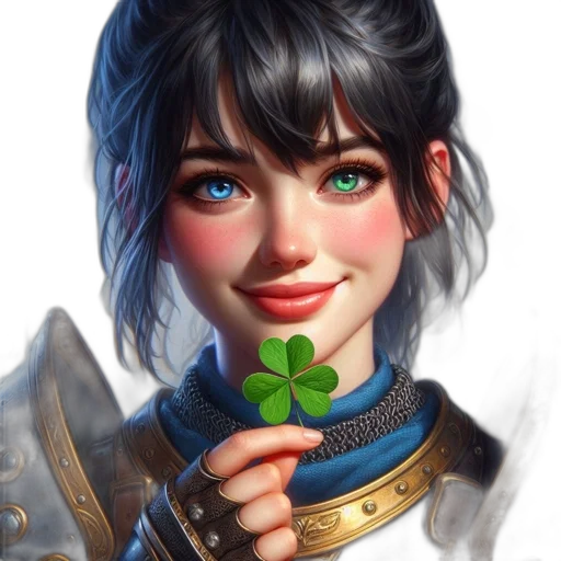 face, flower, crown, staff transparent PNG cut-out