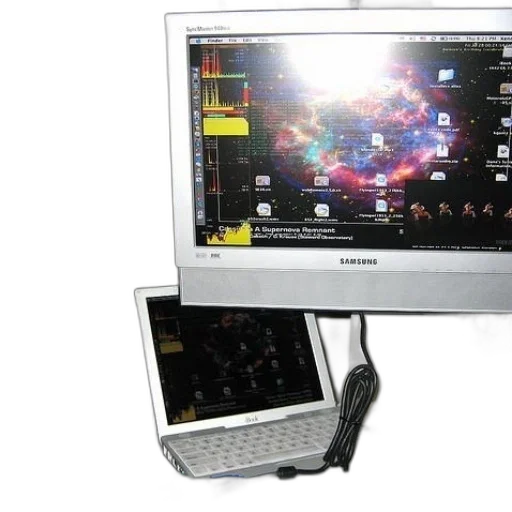 staff, laptop, connected, samsung transparent PNG cut-out