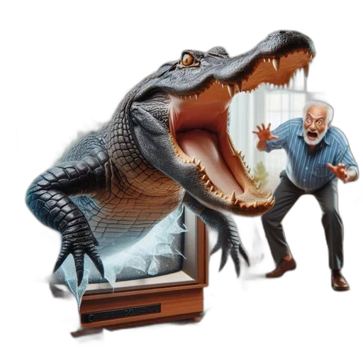 creature, animal, concept art, alligator transparent PNG cut-out