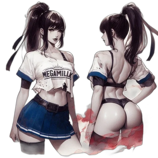 anime, concept art, fantasy art, comic book art transparent PNG cut-out