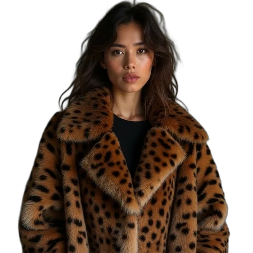 jacket, animal, leith, print transparent PNG cut-out