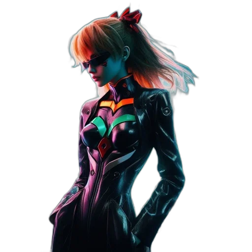 jacket, robot, dress, face transparent PNG cut-out